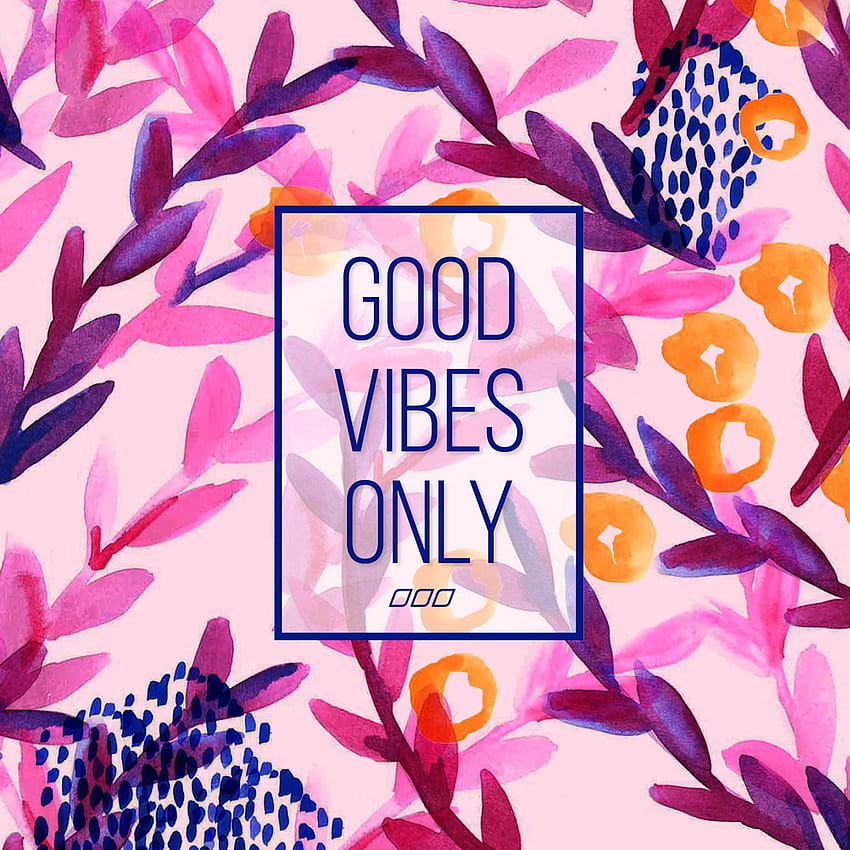 good vibes only anime HD phone wallpaper