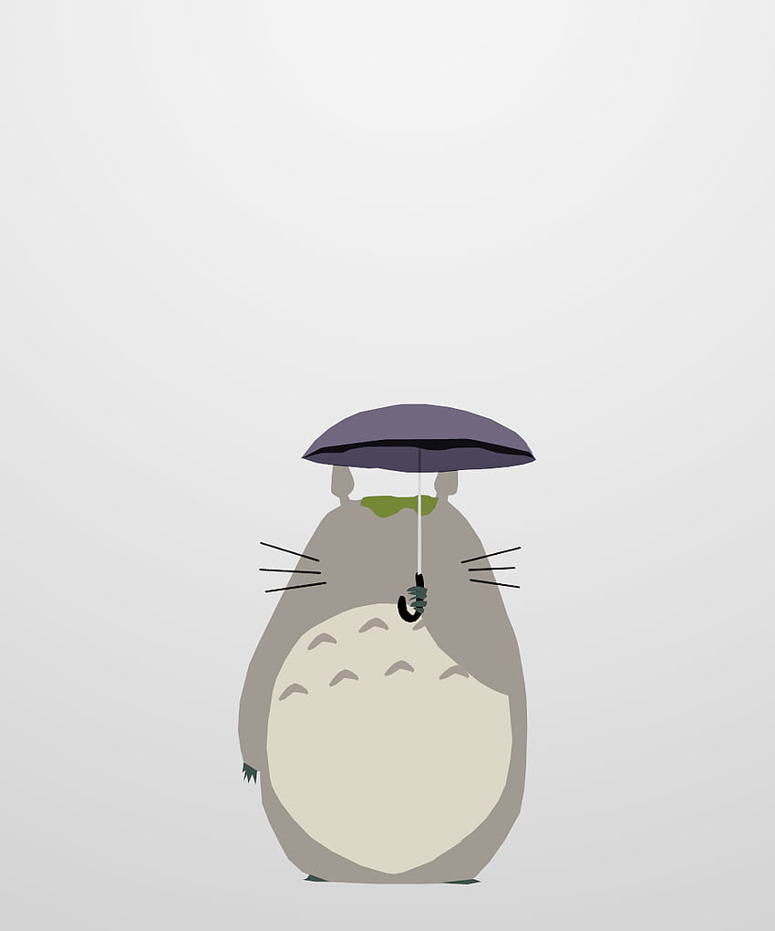 Totoro Totoro Minimalist Artwork Hd Phone Wallpaper Pxfuel