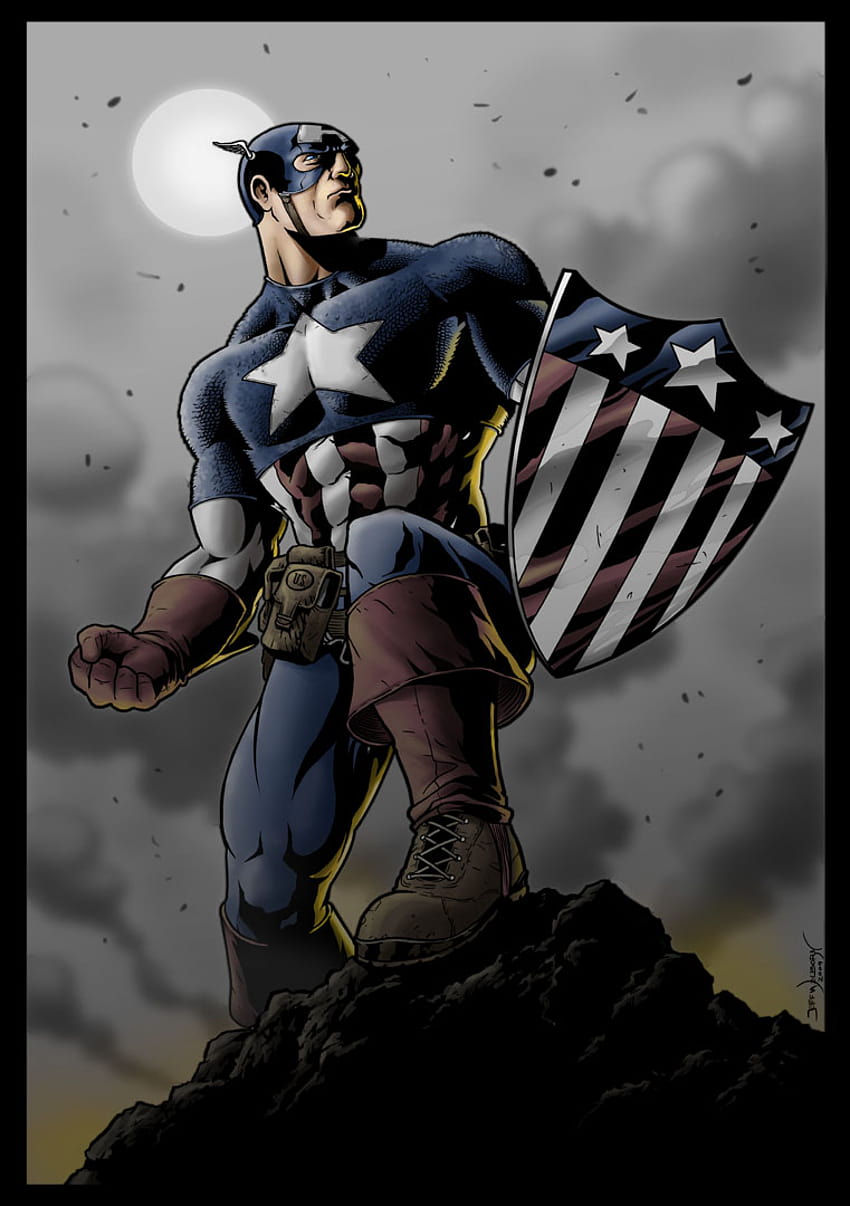 Capitão América: Drácula vs Capitão América Spacebattles Fóruns, escudo do capitão américa ww2 Papel de parede de celular HD