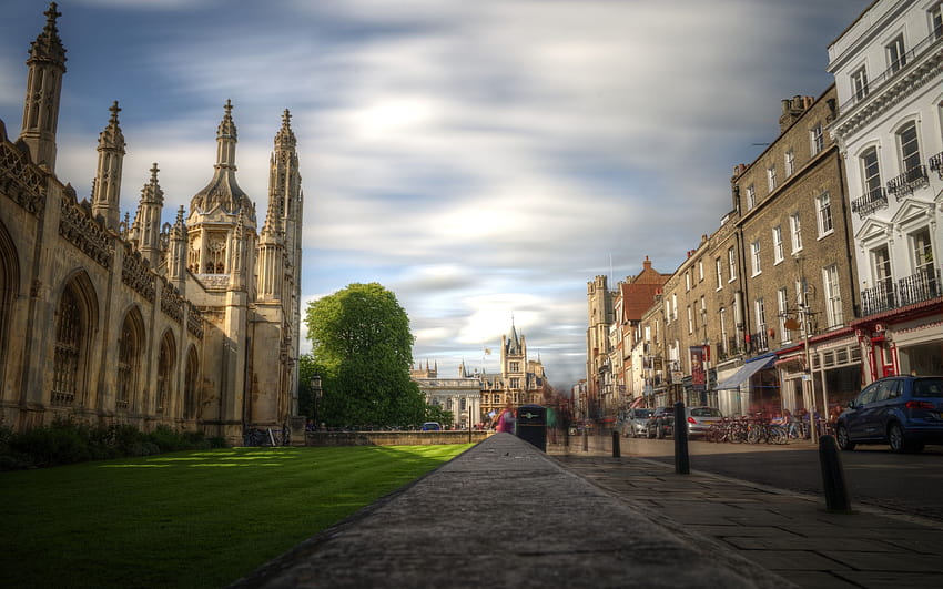 building of university, church, cambridge, street, home, uk with resolution 3840x2400. High Quality, cambridge university HD wallpaper