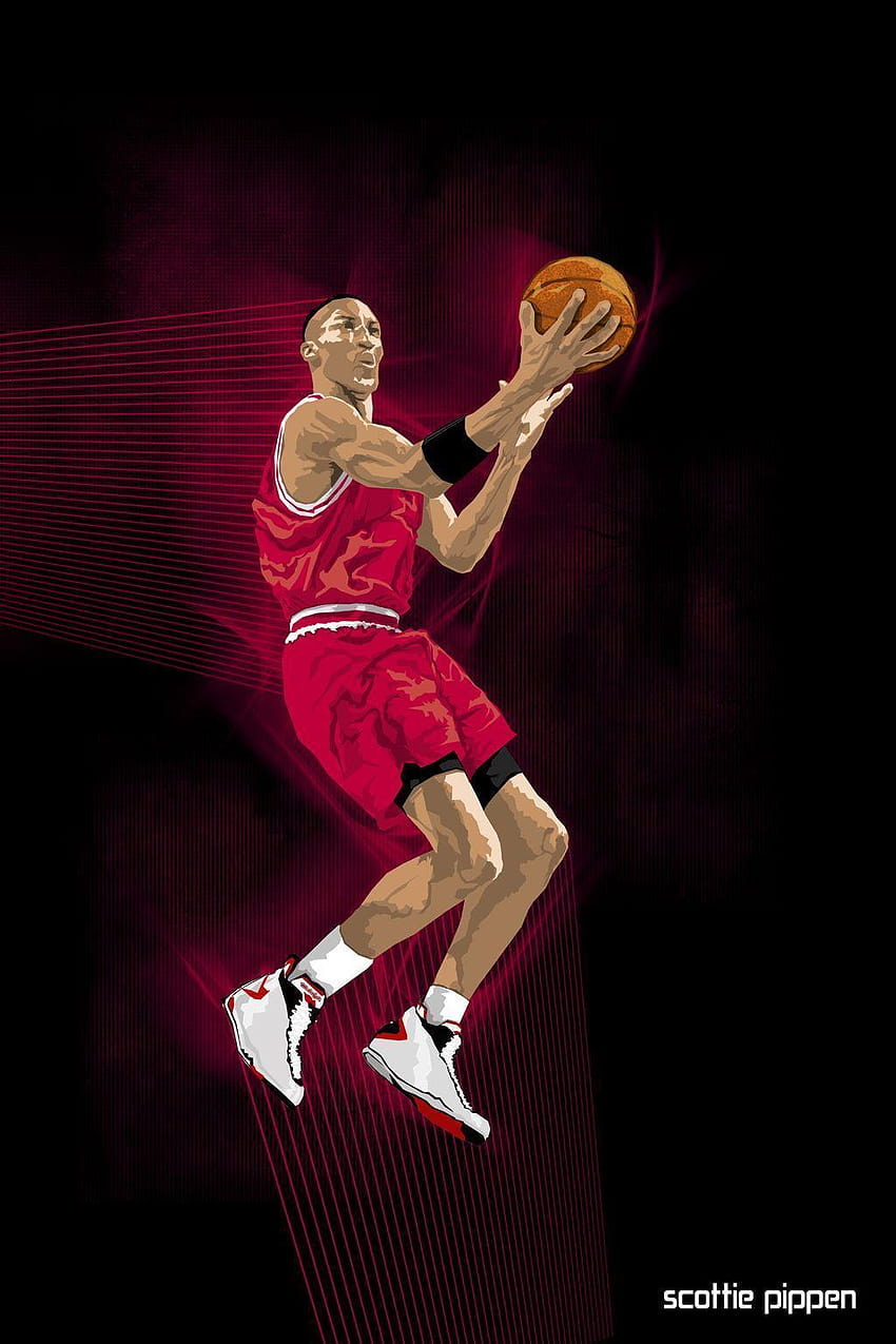 Download Cool Bulls Pippen  Jordan Side Hug Wallpaper  Wallpaperscom