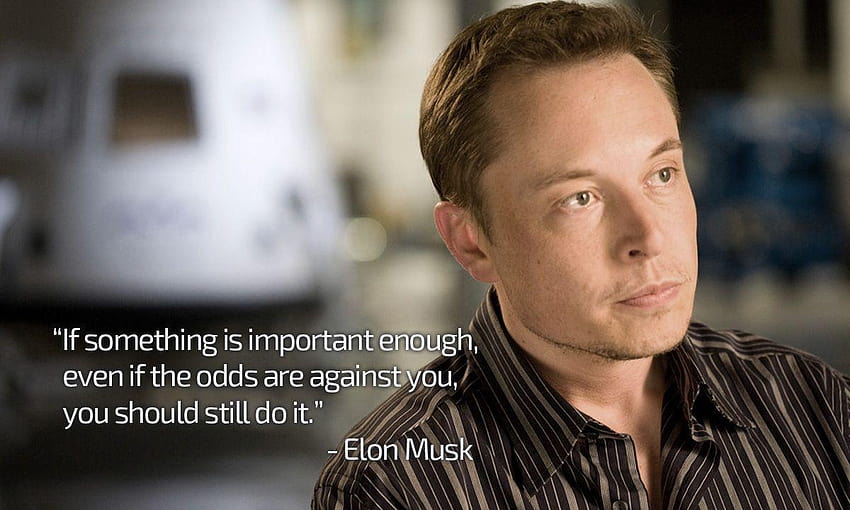 Elon Musk ฉันทำเพื่อตัวเองเพื่อระลึกถึงความเป็นผู้นำของเขา Elon Musk วอลล์เปเปอร์ HD