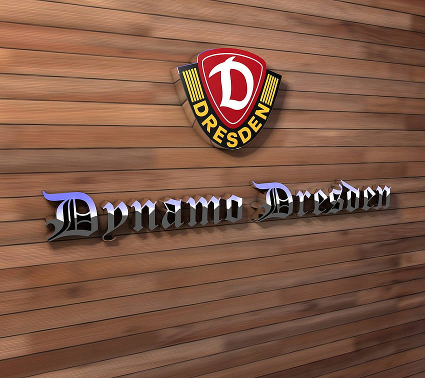 Dynamo Dresden firmy Bommel73, logo dynama Tapeta HD