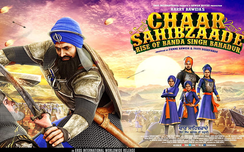 Chaar Sahibzaade Ascensão da Banda Singh Bahadur papel de parede HD