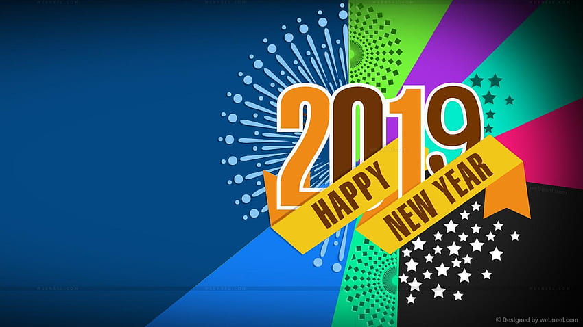50 Beautiful Happy New Year for your, happy new year sticker 2019 HD wallpaper