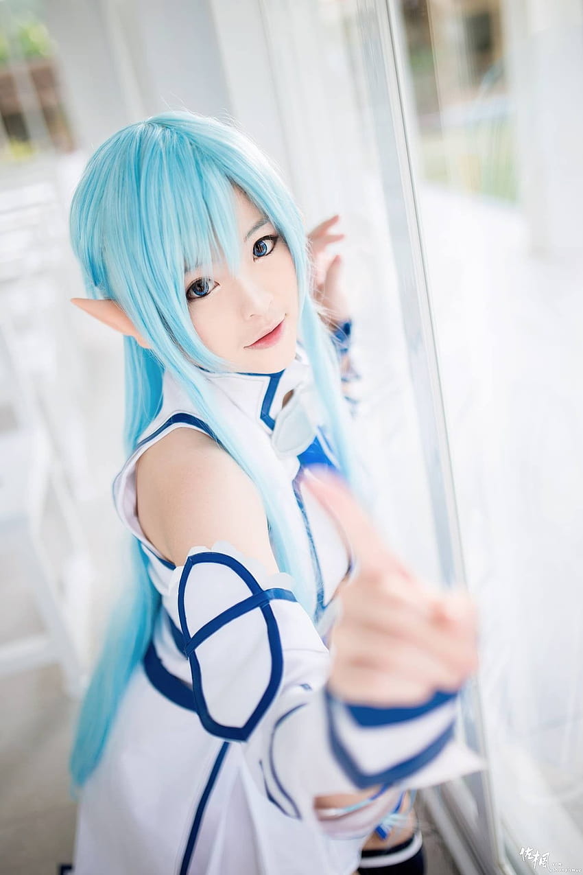 Asuna costplay, Misa TW Cosplayer, Sword Art Online, Yuuki Asuna, anime cosplay android HD phone wallpaper