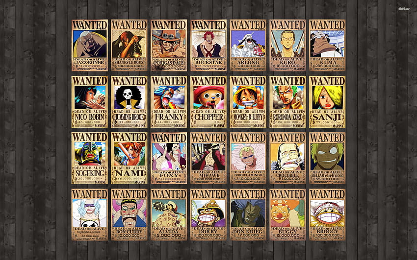 One Piece wanted posters, sanji wanted HD wallpaper