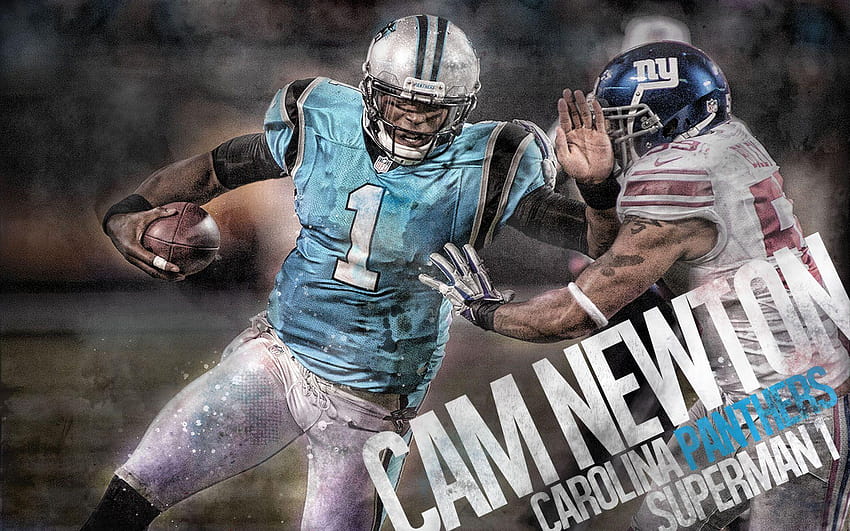 Cam Newton Carolina Panthers by 31ANDONLY, nfl carolina panthers HD wallpaper