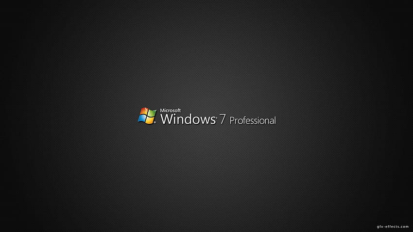 Windows 7 Black Hd Wallpaper For Your Desktop