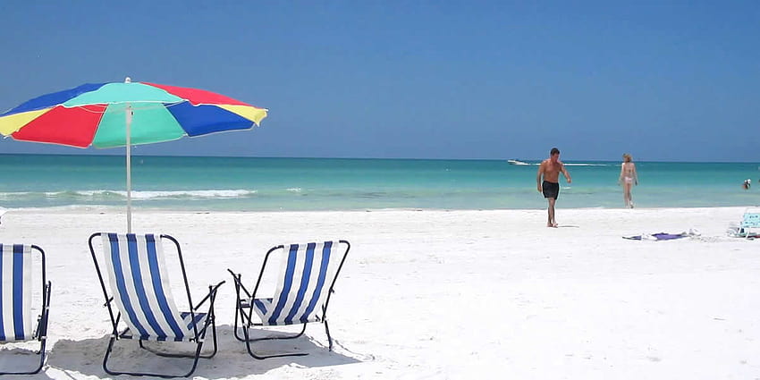 Siesta Key Public Beach Sarasota Florida [1201x600] para su, móvil y tableta fondo de pantalla