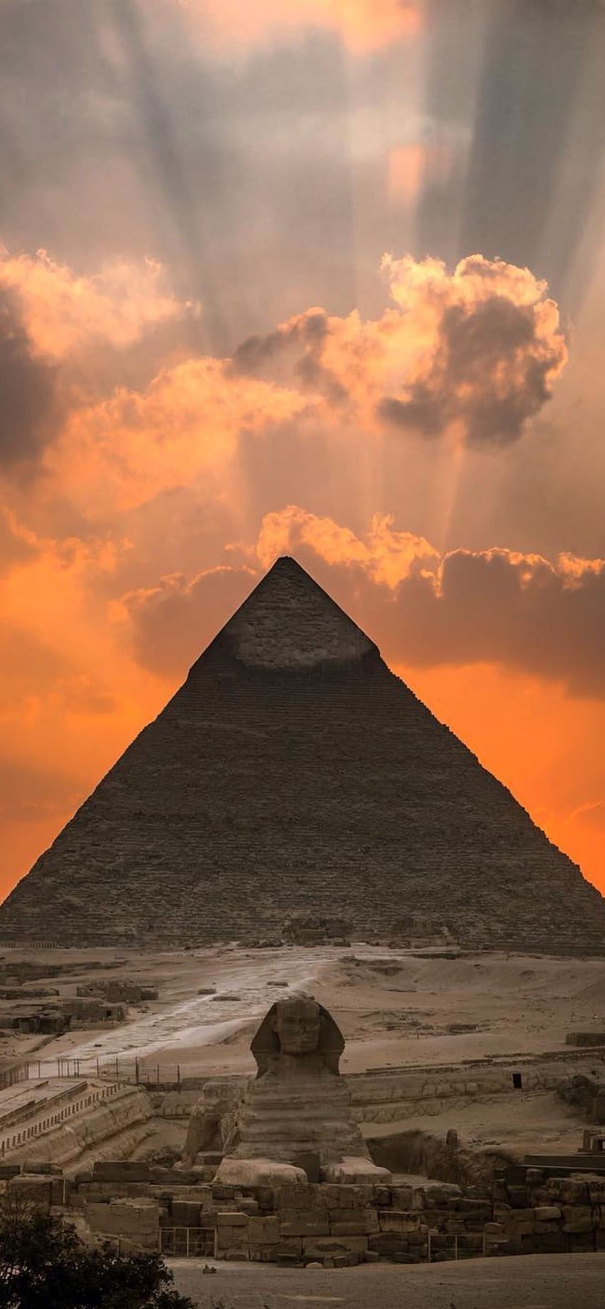 Große Pyramide von Gizeh iPhone 12, die große Pyramide von Gizeh HD-Handy-Hintergrundbild