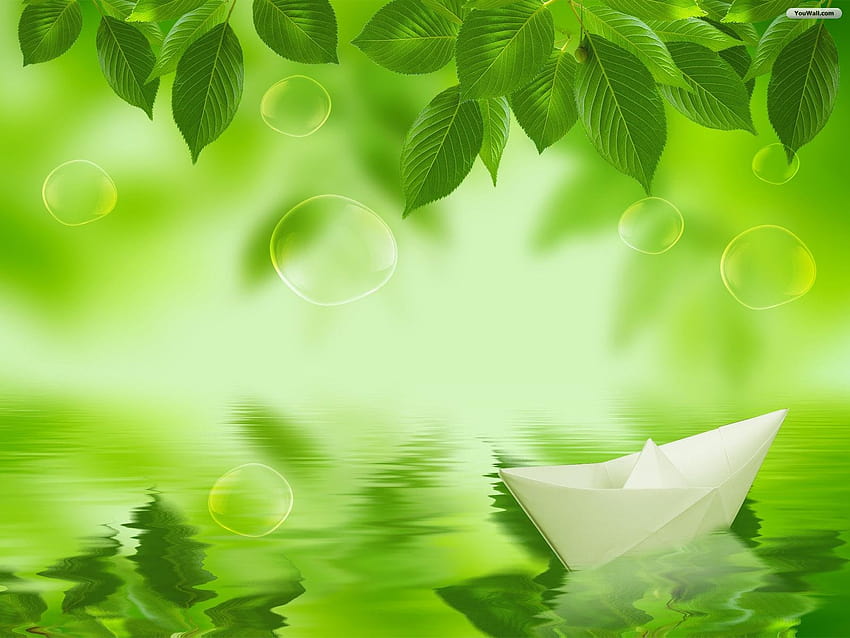 Green Leaves Backgrounds [1600x1200] for your , Mobile & Tablet, eco friendly HD wallpaper