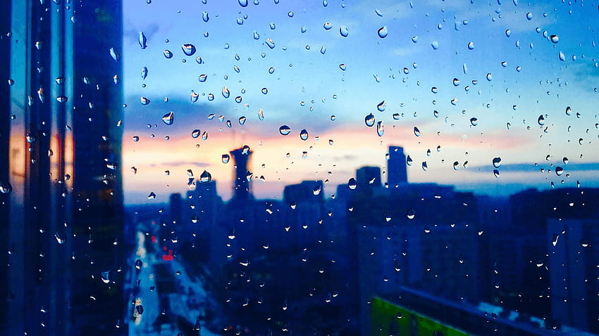 Lluvia en la ciudad, lluvia en la ciudad fondo de pantalla
