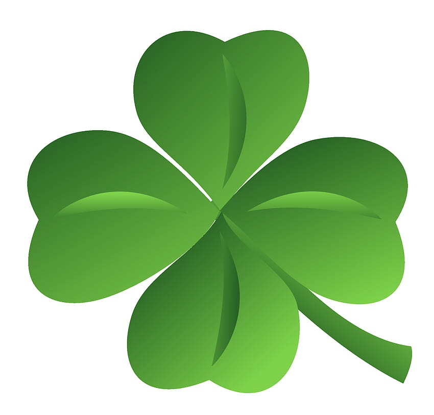 patrick's day png, happy saint patricks day four leaf clover HD wallpaper
