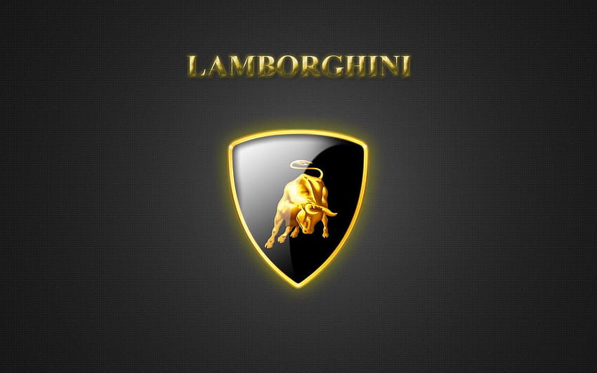 Lamborghini Logo, logo lamborgini HD wallpaper