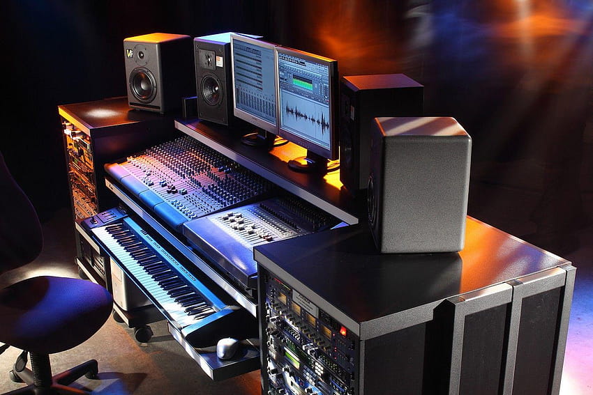Plany biurka do studia nagraniowego – MTC Home Design: 5 Essential, domowe studio nagrań Tapeta HD