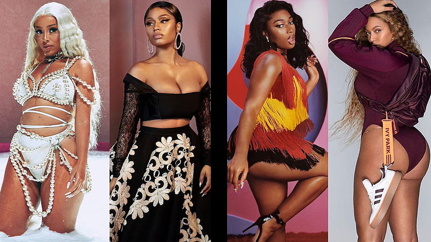 Black Girl Magic In Action! Beyoncé, Megan Thee Stallion, Nicki Minaj and Doja Cat Make Billboard History HD wallpaper