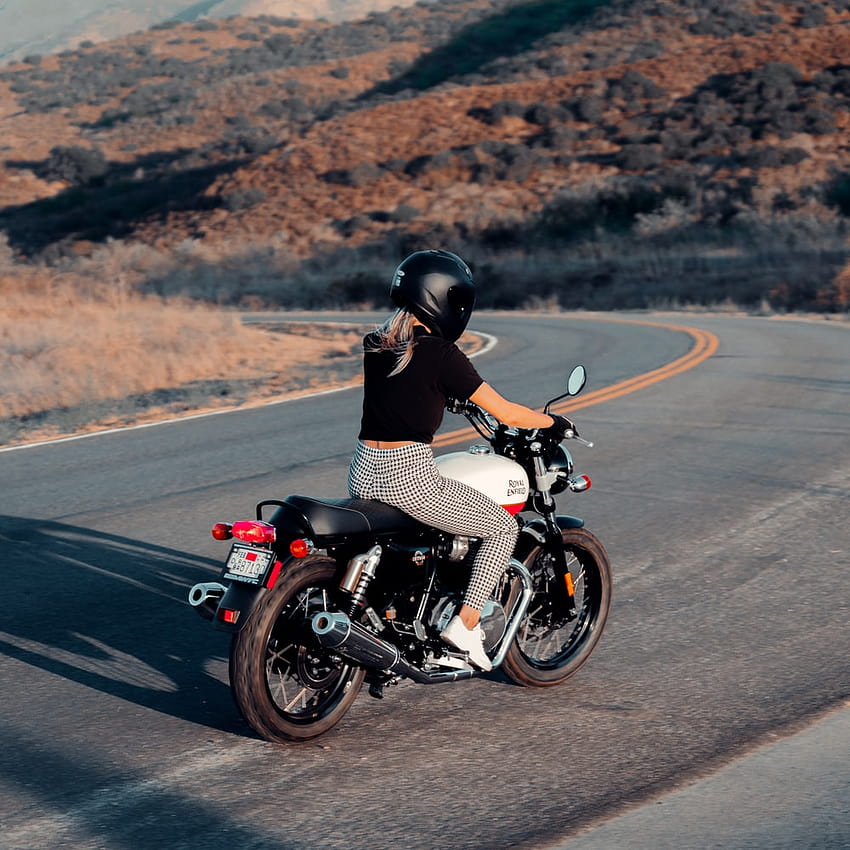 150 Biker Girl, female motorcycle rider HD phone wallpaper