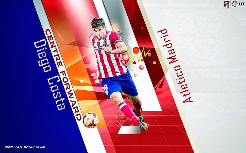 DeviantArt: Eher wie Diego Costa Atletico Madrid 2014 HD-Hintergrundbild