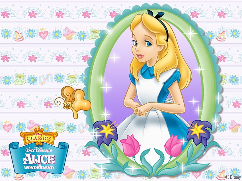 Disney Alice nel Paese delle Meraviglie [1024x768] per il tuo, cellulare e tablet Sfondo HD