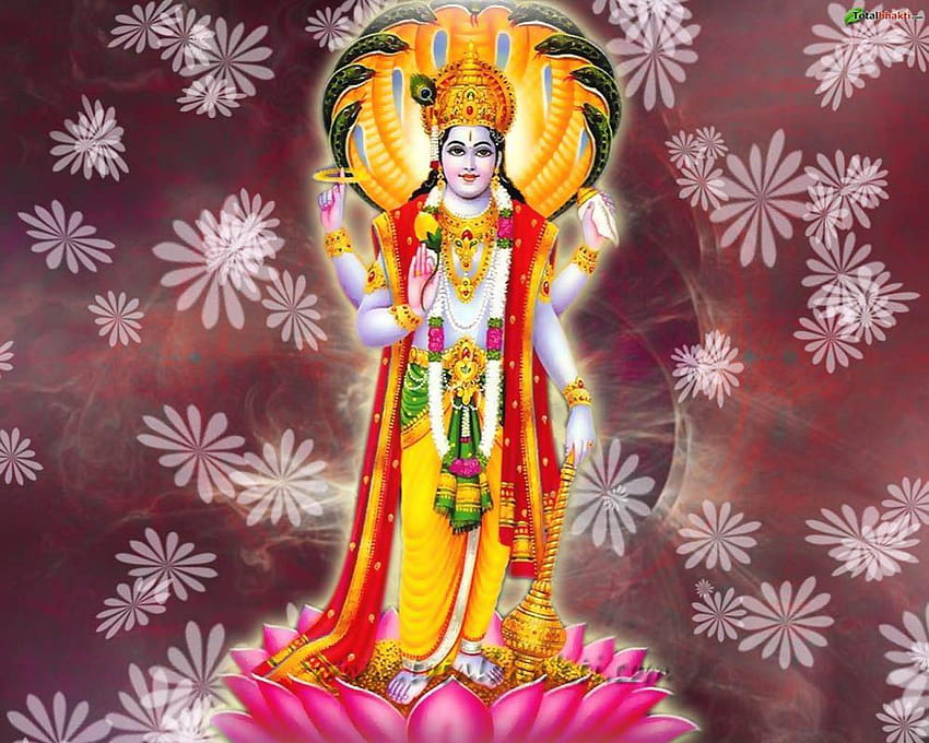 Lord Vishnu Alta risoluzione 3d Lord Krishna Sfondo HD