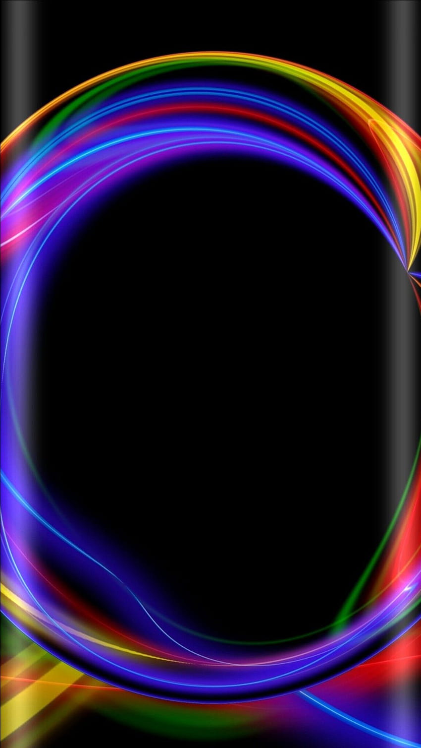 Black with Neon Abstract, neon geometric HD phone wallpaper | Pxfuel