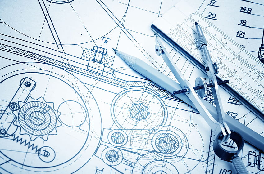 Mechanical Drawing, confederacy of independent systems HD wallpaper