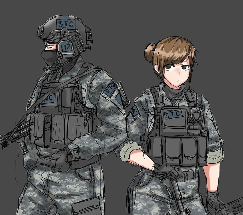 Anime boy army HD wallpapers | Pxfuel