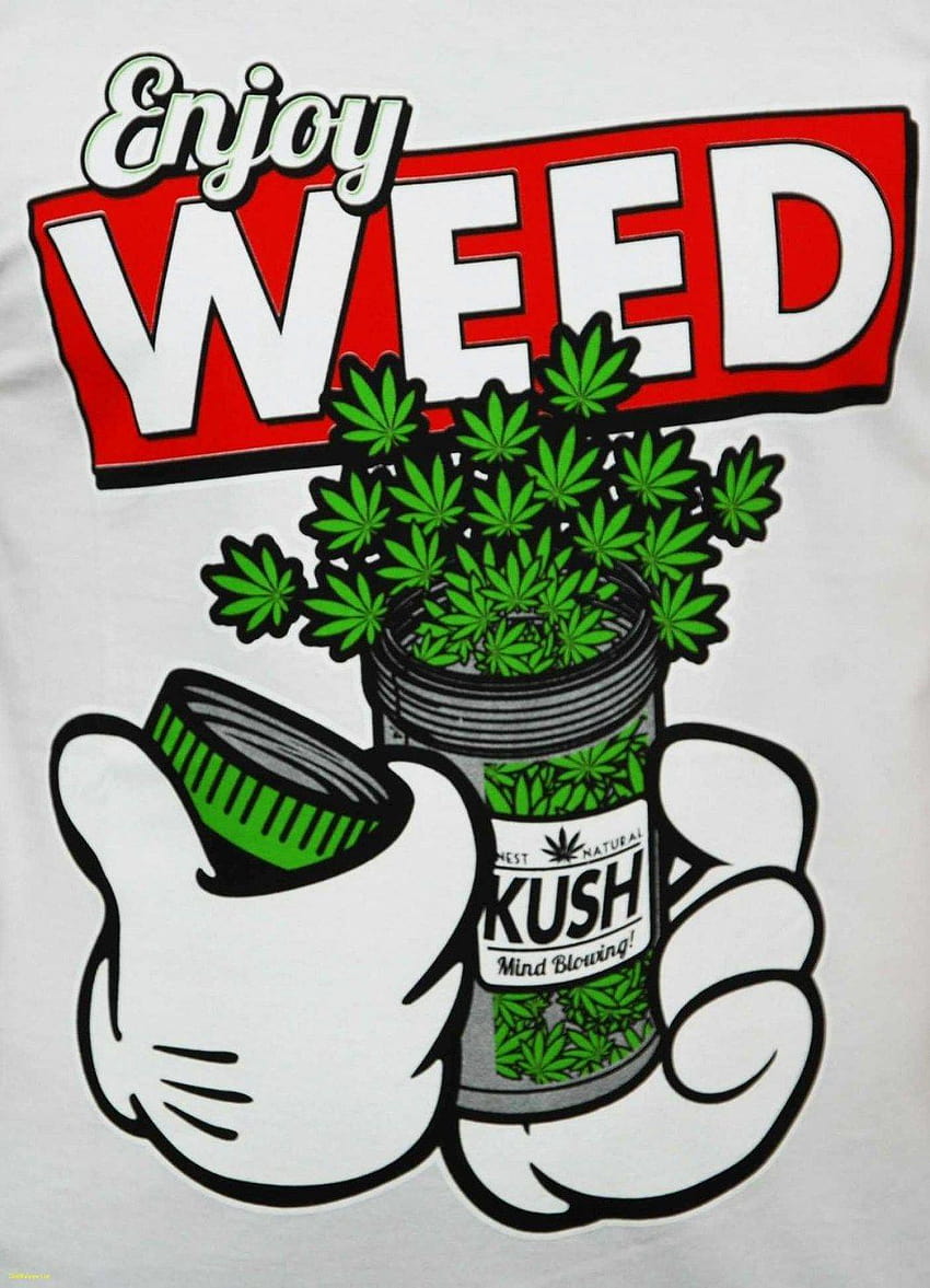 Dope Weed, logotipo de kush fondo de pantalla del teléfono