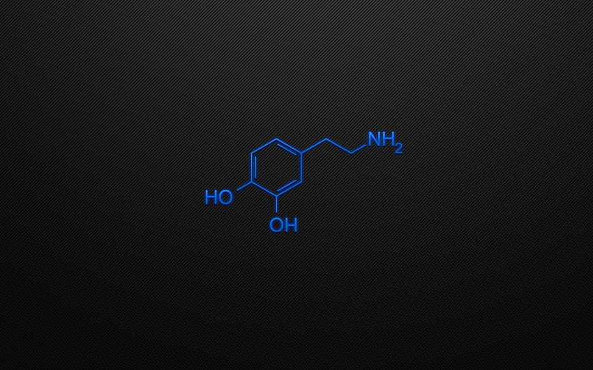 Dopamine molecular structure by miracoL HD wallpaper