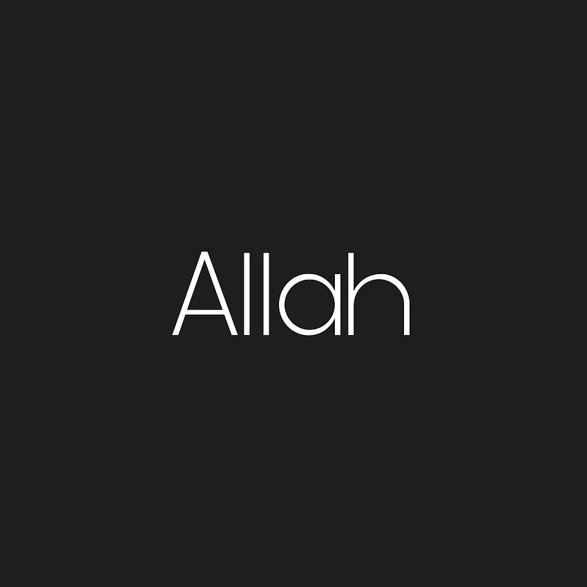 Nome de ALLAH para pc em fontes diferentes, árabe em inglês Papel de parede de celular HD