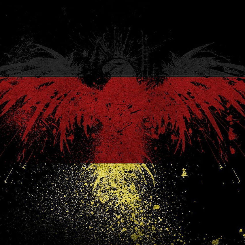Bandeira da águia alemã iPad 1 e 2, bandeira alemã Papel de parede de celular HD