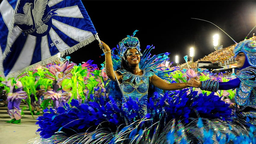 Карнавал в Рио де Жанейро Widescreen 26878, бразилски карнавал HD тапет