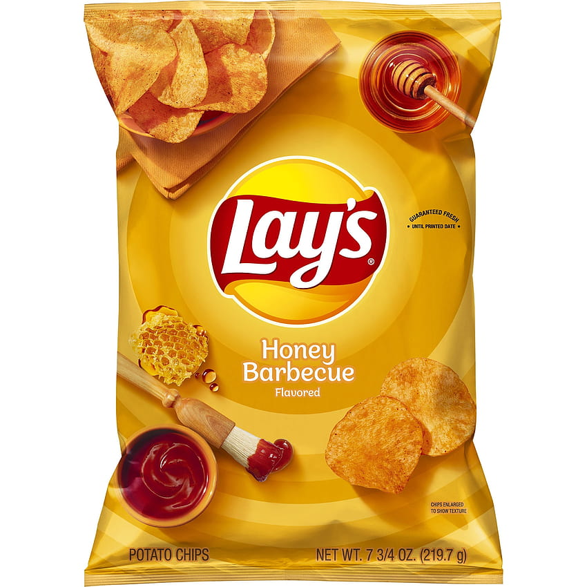 Lay's Potato Chips, 허니 바비큐 맛, 7.75oz 봉지 HD 전화 배경 화면