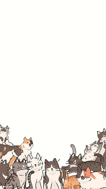 Cute Cartoon Dogs And Cats Funny Kawaii HD phone wallpaper  Pxfuel