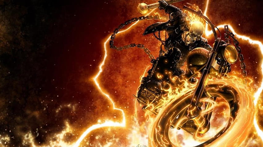 Ghost Rider: Spirit of Vengeance 21, ghost rider 2 blue flame HD wallpaper  | Pxfuel