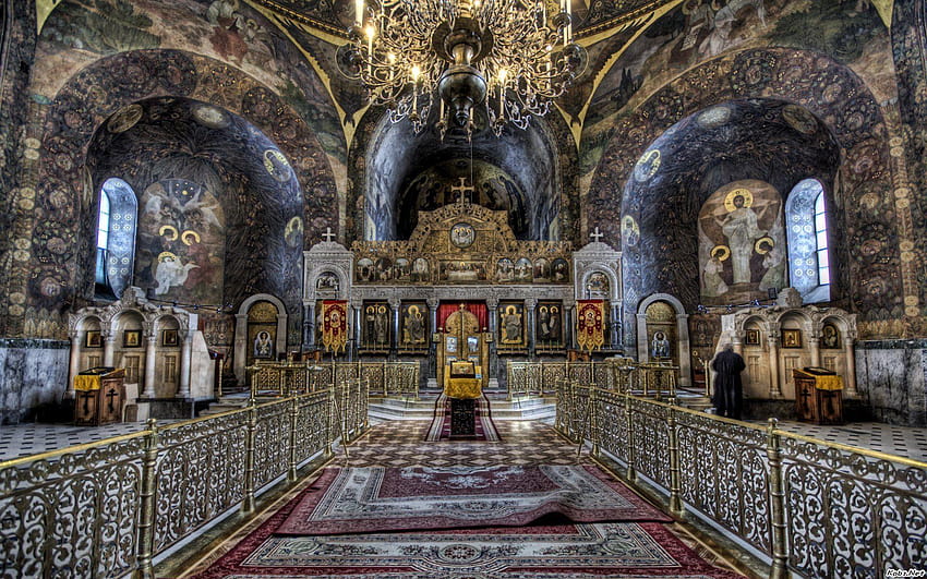 piękne kościoły, prawosławna święta sobota Tapeta HD
