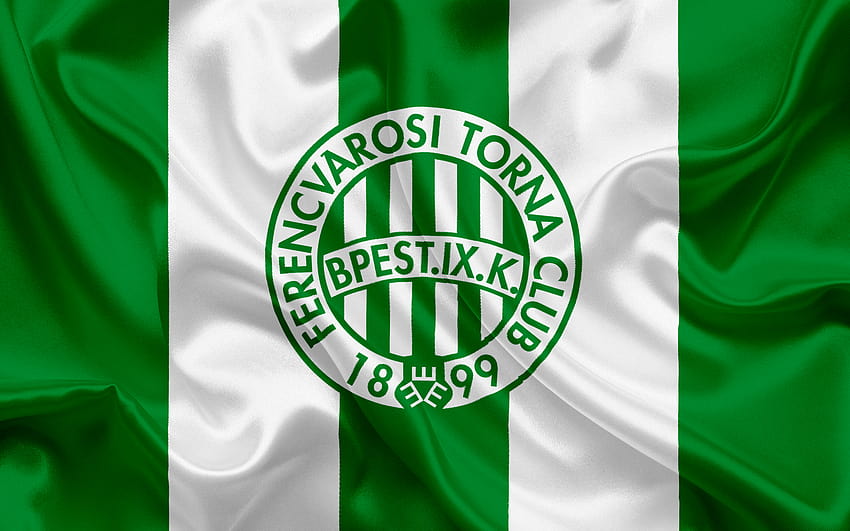 Ferencvarosi TC, squadra di calcio ungherese, emblema, Ungheria, Ferencvaros, Budapest, calcio con risoluzione 2560x1600. Alta qualità Sfondo HD