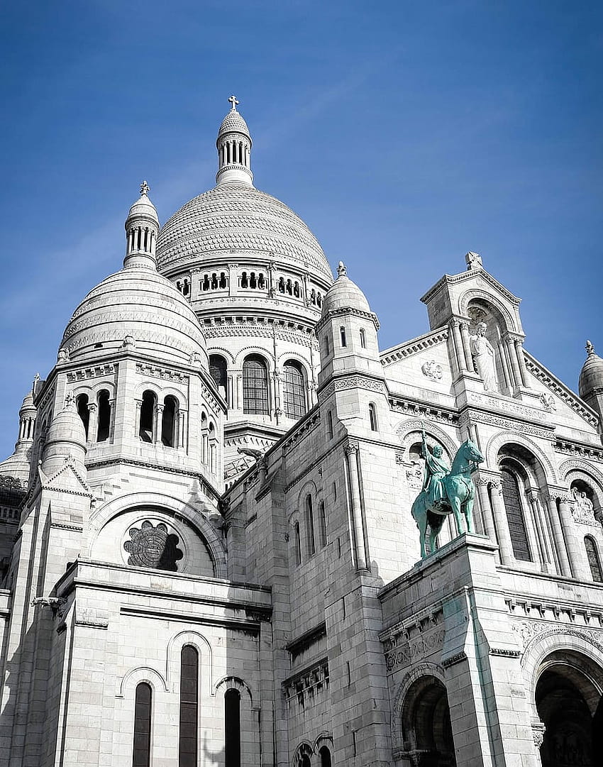 : Paris, Church, France, Dom, places of interest, sacre coeur HD phone wallpaper