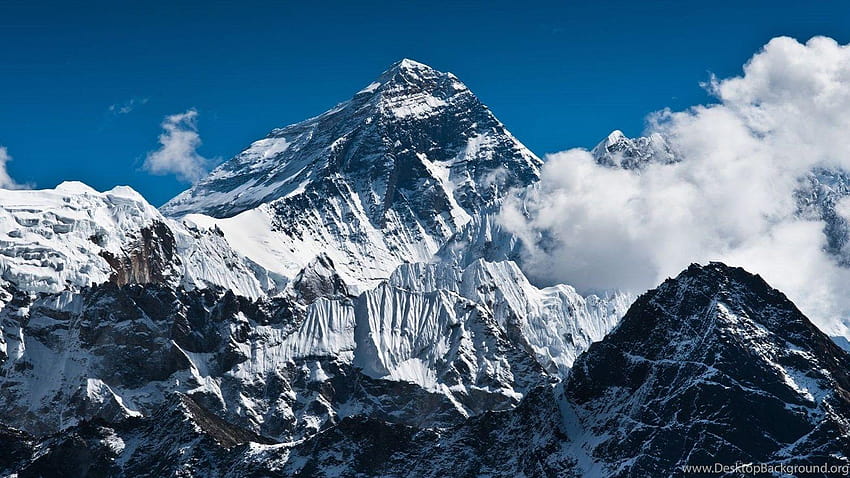 Mount Everest 3 Hintergründe, Everest-Berg HD-Hintergrundbild