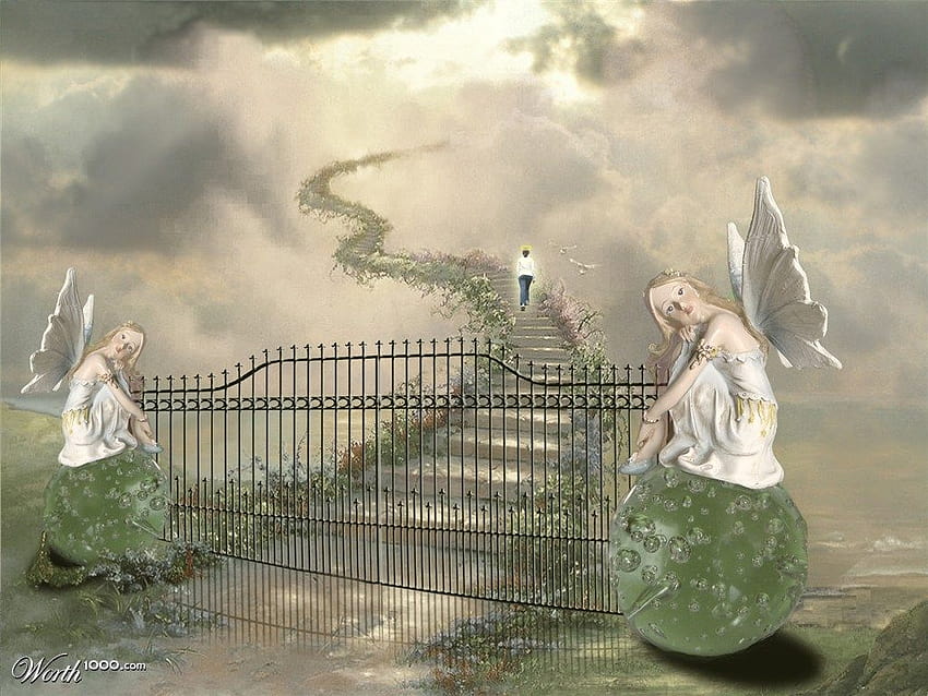 Pearly Gates of Heaven HD wallpaper