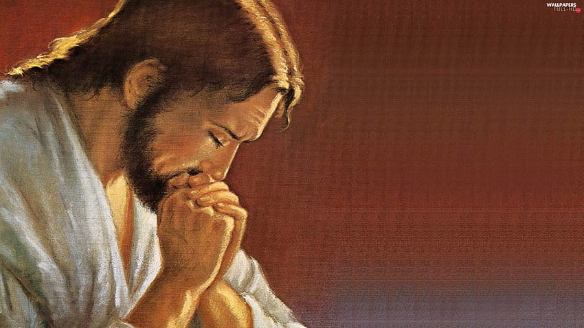 sich selbst, Jesus, Gebet, Jesus betet HD-Hintergrundbild