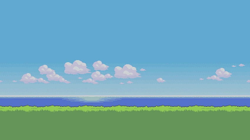 Pokemon Ruby/Sapphire Cloudy Sea Animowane [Zapętlanie] [Z DL Tapeta HD