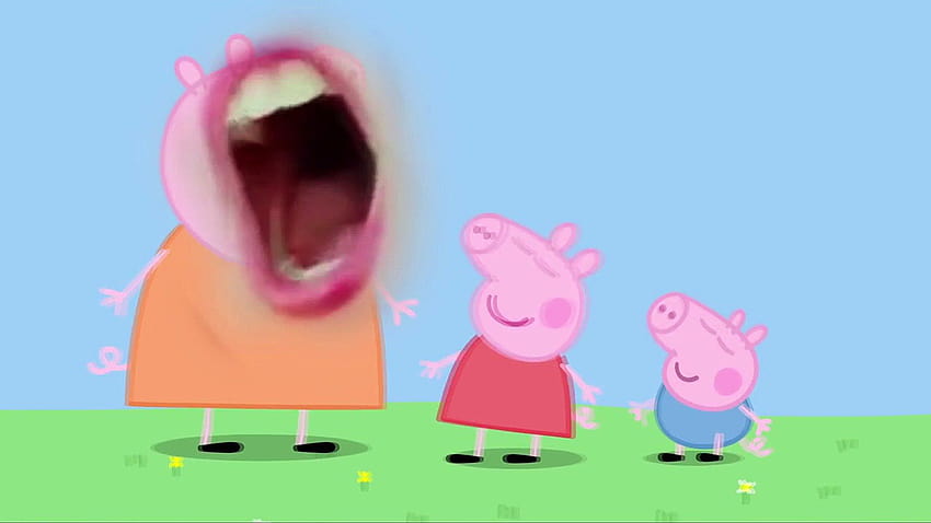 Peppa Pig Meme HD wallpaper