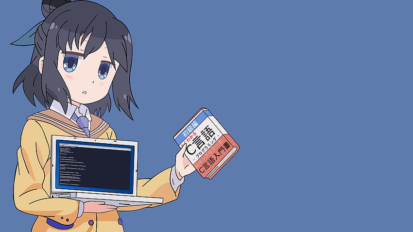 lofi Anime Girl is programming at a computer, cozy, dramatic lighting,  highly detailed, incredible quality, trending on artstation, masterpiece,  8k, woman working on laptop, wallpaper, Generative AI Illustration Stock |  Adobe Stock