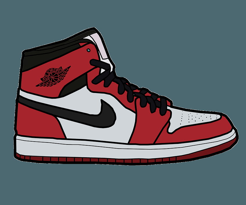 Sepatu Kartun Jordan 2020, kartun jordan 1 Wallpaper HD