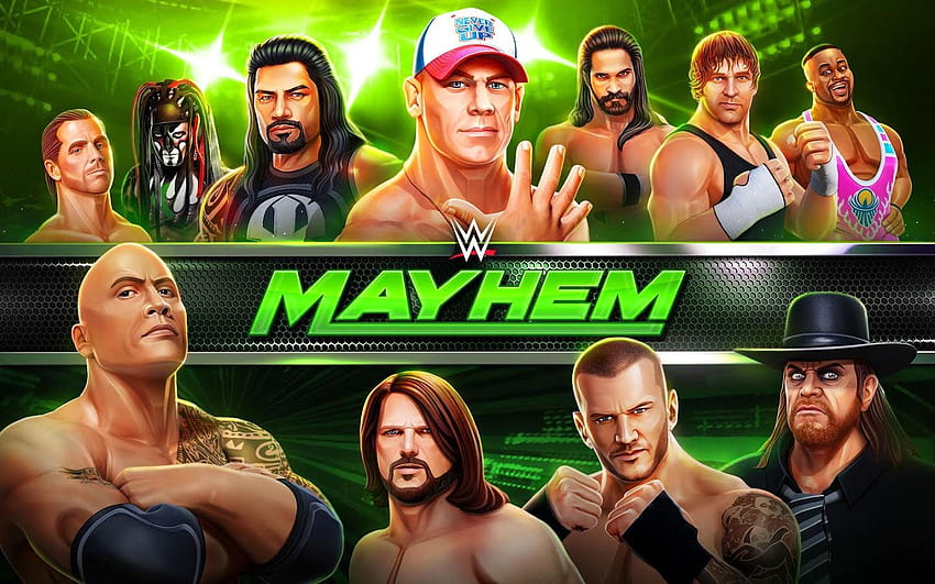 Reliance Games lanza WWE Mayhem en iOS y Android fondo de pantalla