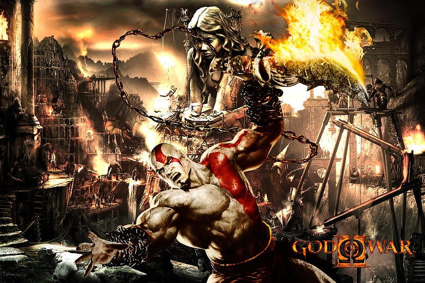 God Of War 3d, god of war monster HD wallpaper