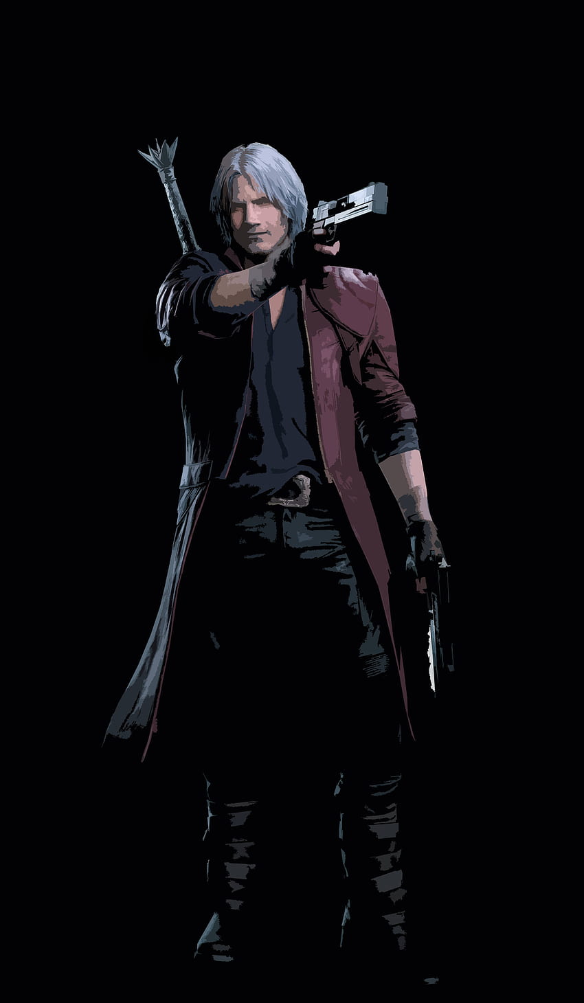 Dante Simple Super Amoled Phone Backgrounds : DevilMayCry, creative ...