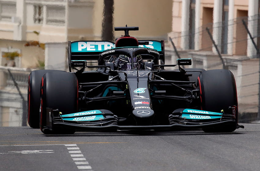 Hamilton spricht hart mit Mercedes, nacem Monaco 2021 Mercedes gelassen hat HD-Hintergrundbild